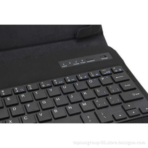 Wireless Bluetooth Keyboard Tablet Case, Universal, Four-fold, Dual System